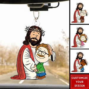 Jesus Love Personalized Acrylic Ornament, Gifts For Christians