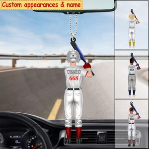 I Want You To Believe Deep In Your Heart, Gift For Baseball Lover, Personalized Ornament, Family Baseball Ornament