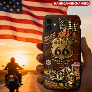 100th Anniversary Motorcycle - Personalized Phone Case, Gift For Bikers
