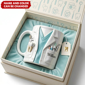 Tooth Scrubs - Personalized Custom Coffee Mug, Gift For Dentists