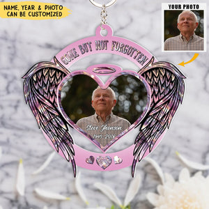 Forever In My Heart - Personalized Photo Acrylic Keychain - Memorial Gift