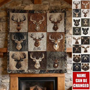 Love Hunting - Personalized Hunting Blanket