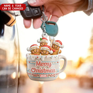 Cookie Crew Forever Personalized Acrylic Keychain - Gifts For Family
