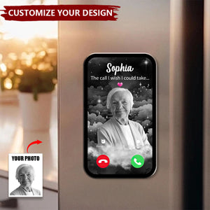 The Call We Wish We Could Take Memorial Personalized Decal