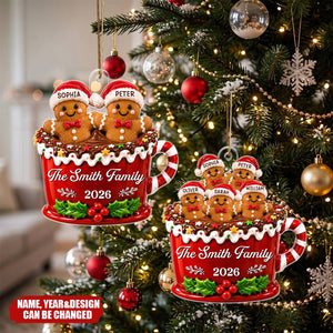 Our Sweet Little Family - Personalized Acrylic Custom Shape Ornament
