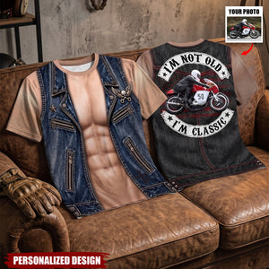 Funny This Is How I Roll - Personlized Vehicle Photo Shirt - Gift For Biker