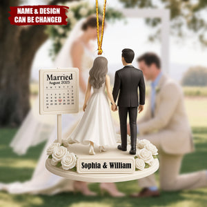 From This Day Forward - Personalized 1-Layer Acrylic Ornament