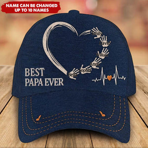 Personalized Where Love Never Ends - Family Custom Hat, All Over Print Classic Cap - Gift For Family Members