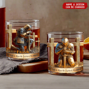 A Child Of God - Personalized Christian Whiskey Glass