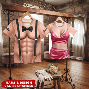 Bridesmaid And Best Men Bikini For Summer - Personalized Funny T-shirt