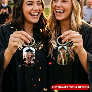 Class Of 2026 Graduation - Personalized Graduation Keychain With Photo