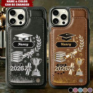 Graduation Gift - Personalized Graduation Wallet Phone Case