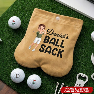 Custom Golf Ball Bag Sack - Personalized Birthday Gifts For Golf Lovers, Sports Fans, Sports Lovers - Fairways And Good Days