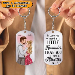 In Case You Need A Little Reminder, Couple Gifts - Personalized Keychain