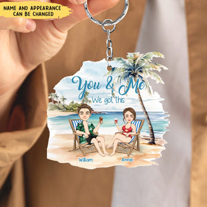 We Got This Summer Beach- Personalized Acrylic Keychain