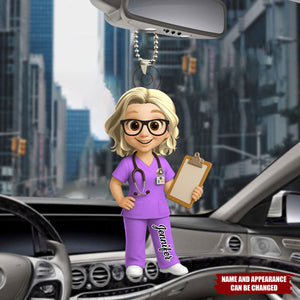 Things My Patients Said So I'll Never Forget - Personalized Acrylic Ornament, Car Hanger, Gift For Nurses