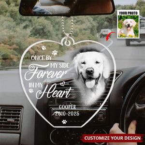 Custom Photo Your Love Lives On In My Heart - Memorial Personalized Acrylic Ornament