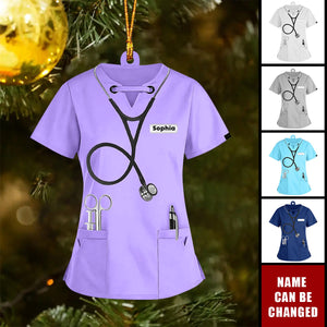 Personalized Christmas Ornaments For Nurses Caregivers, School Nurses, Doctor