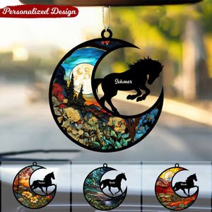 Personalized Pet Horse Loss Memorial Ornament