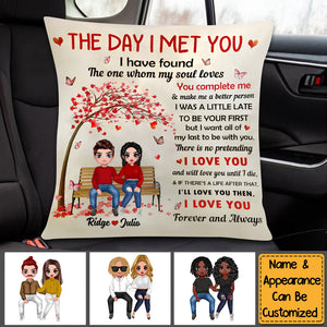 My Soul Loves - Couple Personalized Pillow - Gift For Couple Anniversary