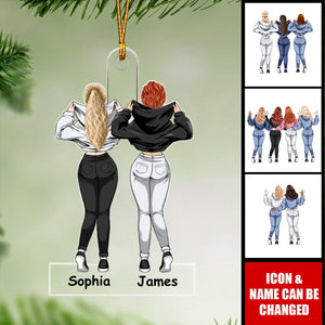 You Need A Friend, I'll Just Be Me - Personalized Acrylic Christmas Ornament