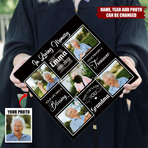 Carrying Love and Longing -Personalized Printed Graduation Cap Topper, Gift For Graduate