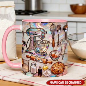 Love Baking - Personalized Baking Accent Mug