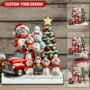 Nana And Papa's Cuties Personalized Wooden 1-Layered Plaque