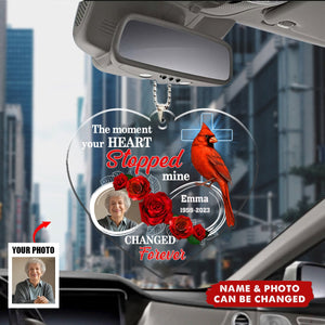 Your Wings Were Ready But My Heart Was Not Upload Photo Personalized Car Ornament