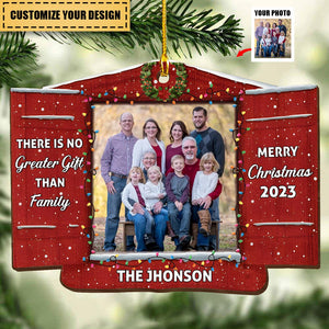 The Love Between Brothers & Sisters Is Forever - Personalized Wooden Photo Ornament