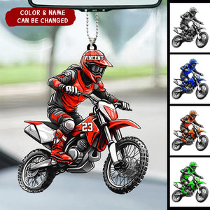 Personalized Acrylic Car Ornament For Motorcycle,Gift For Motorcycle Lover