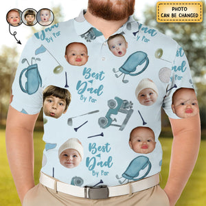 Best Dad By Par - Personalized Golf Polo Shirt