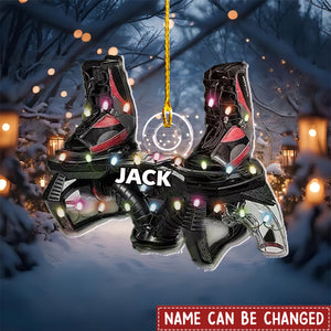 Personalized Flyboard Flight Christmas Acrylic Ornament