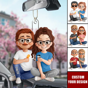 Our Love Is The Adventure That Makes Life Extraordinary - Couple Personalized Ornament - Gift For Husband Wife, Anniversary