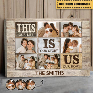 This Is Us Custom Photo Collage Canvas