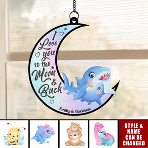 Personalized Gifts For Grandma Mom Window Hanging Suncatcher Ornament