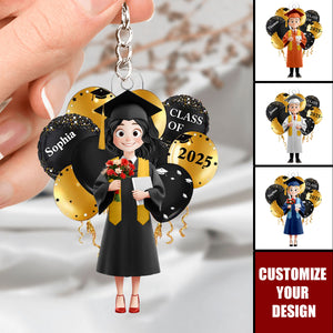 Graduation Celebration - Personalized Acrylic Keychain