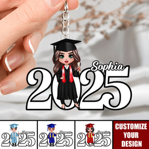 2025 Graduation Senior Personalized Acrylic Keychain