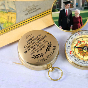 Custom Photo Within You, All You Need - Personalized Compass