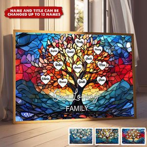 Personalized Family Life Tree Poster Home Decor