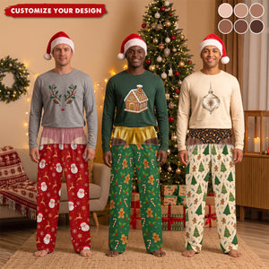 Funny Christmas - Personalized Lounge Pants