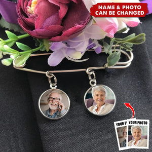 Custom Memorial Photo Pins for Graduation, Keep Your Loved One's Memory Close, Graduation Gift For Her, Gifts For Daughter