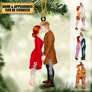 Military Fireifighter Nurse EMS Police Couple-Gift For Him/ Gift For Her- Christmas Gift- Personalized Ornament