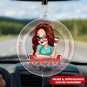Mom Loving Personalized Car Ornament