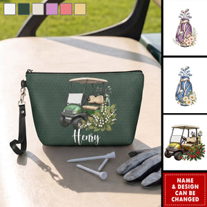 Custom Name, Girls Golf, Golf Pouch, Gift For Golf Lover, Golf Player - Personalized Bag