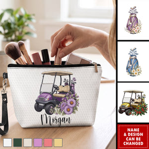 Custom Name, Girls Golf, Golf Pouch, Gift For Golf Lover, Golf Player - Personalized Bag