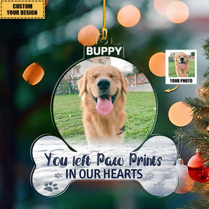 Forever In My Heart - Personalized Pet Memorial Acrylic Photo Ornament