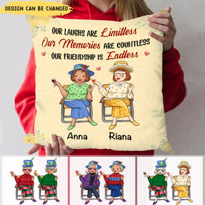 Gift For Old Friends Our Friendship Is Endless Pillow