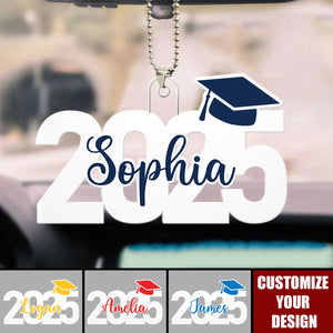 Class Of 2025 Graduation Senior - Personalized Acrylic Car Ornament