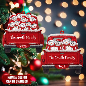 Celebrate Family Joy And Warmth Custom Wood Ornament